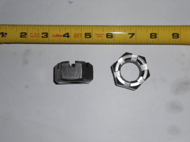 Hex Nut Slotted 1"-8NC